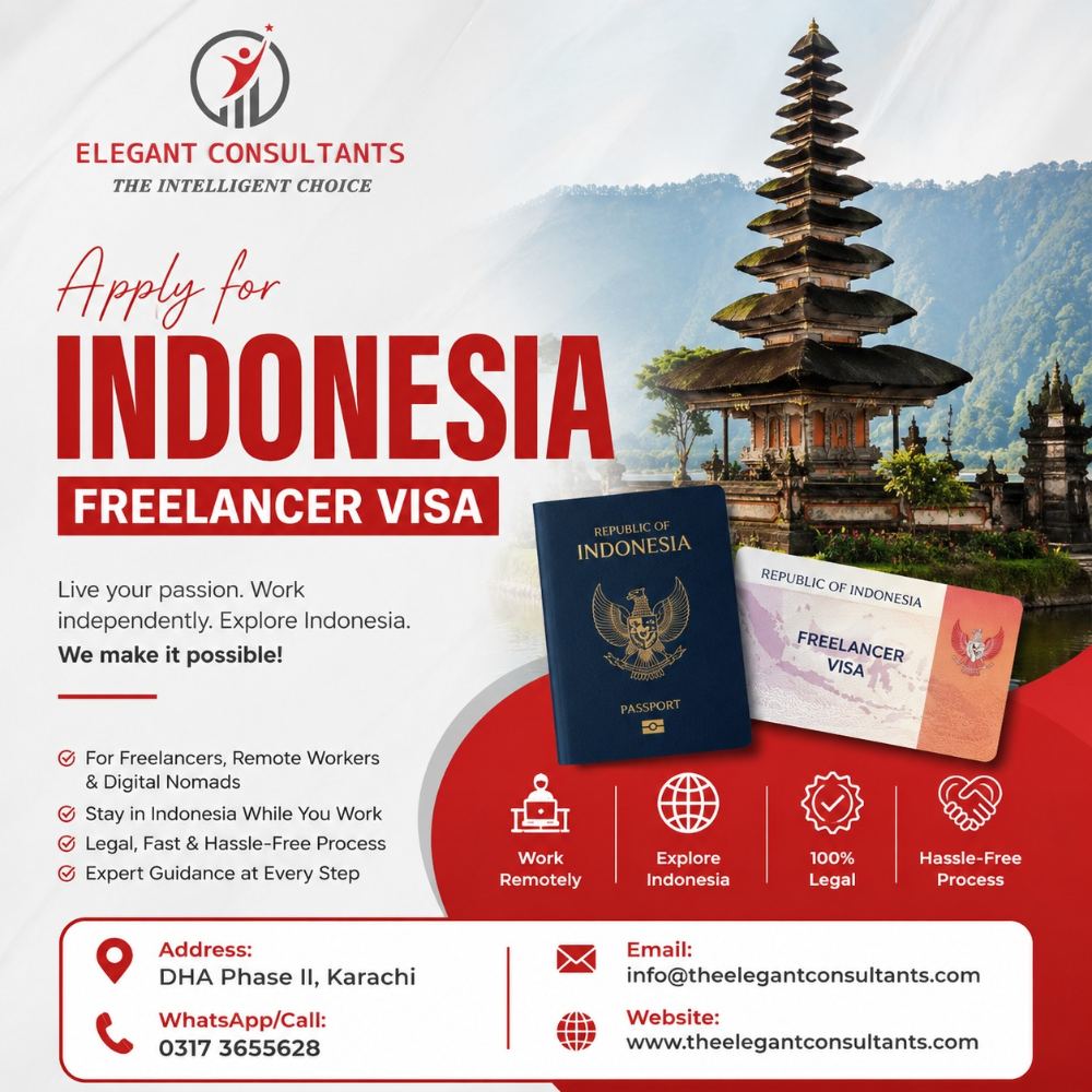 Apply for Indonesia Freelancer Visa, Elegant Consultants campaign